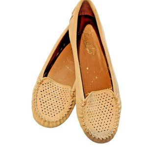 Lucky Brand Light Pink Slip-On Loafer - Size 7 - Leather